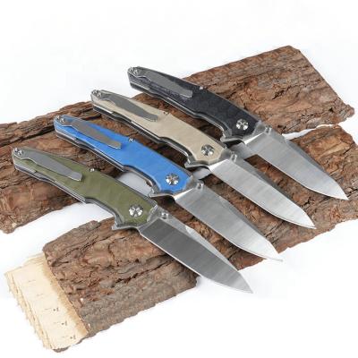 China Hot Selling Hunting Knife OEM No Logo Outdoor Folding Knives Hunting Survival With 4 Colors for sale