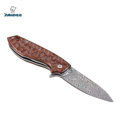 China High Quality Camping Knife Pakistan Damascus Folding Knife for sale