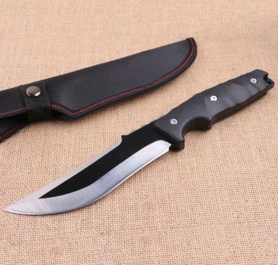 China Hunting Knife OEM Outdoor Fixed Blade Full Tang Knives With Fiberglass Handle for sale