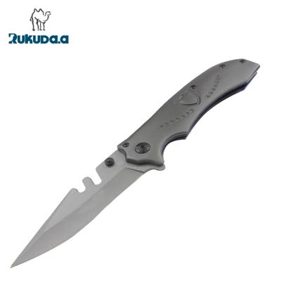 China Tactical knife oem acero 440C titanium cuchillo camping military tactical knife for sale