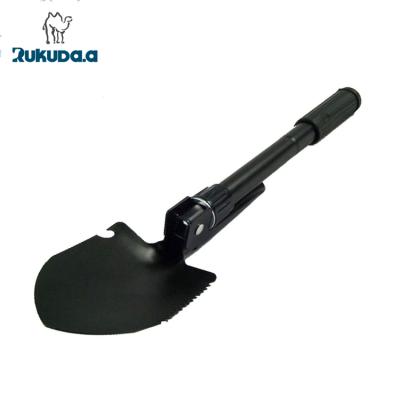 China Portable Multi Function Folding Small Shovel With Compass for sale