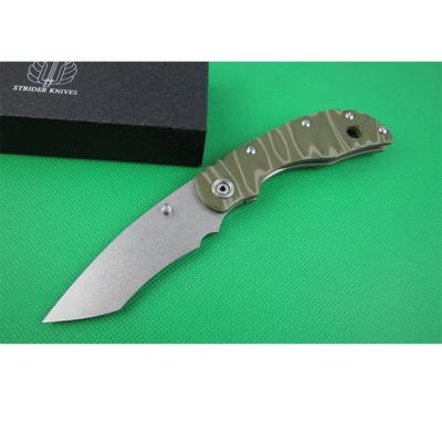 China Folding Blade Knife OEM Type D2 Non-variable Titanium Alloy Handle Material Knife for sale