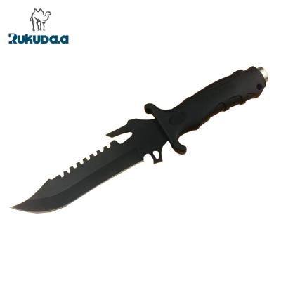 China Knife Camping Outdoor Hunting Knife With Nylon Sheath Camping Survival Fixed Blade Knives for sale