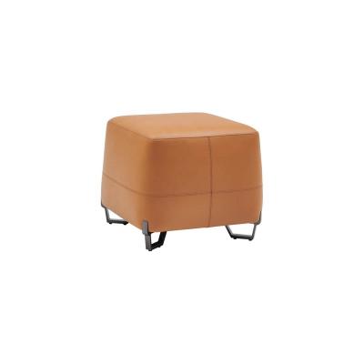 China Small Modern Square Velvet Cube Box Stool Wheel Telescopic Padded Leather Stool (Height) Adjustable For Small Home for sale