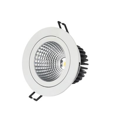 China Indoor Dimmable Downlights Downlights Light Fixtures 12W 15w 18W LED COB Recessed Downlight for sale