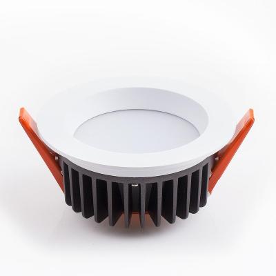 China Contemporary die cast aluminum 12W 15W 18W 20W 35W 45W recessed dimmable SMD LED downlight with cutout 95mm 125mm 165mm 200mm for sale