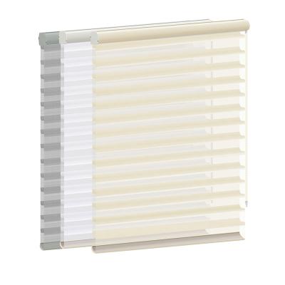 China Shangri-La High Quality Tri Layers Custom UV Protection Fabric Blackout Roll Window Shades for sale