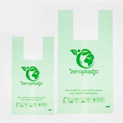 China 100% Organic Corn Strach Food Grade Amazon Cassava Bag Eco Friendly Avani Carry Bag Non Woven Grocery Trolley Shopping Bag Customized for sale