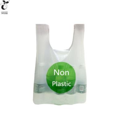 China Avanieco 100% Biodegradable Yuca Shopping Bag Biodegradable Plastic Drinking Plastic Bag 100% Compostable Degradable bolsa bolsa for sale