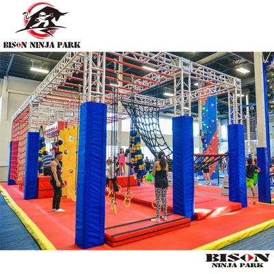 China American Ninja Warrior Non-rust Child Playground Equipment for sale