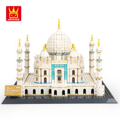 China Hot Selling DIY TOY 2022 Wange 5211 Famous Indian Classic Taj Mahal Model Building Blocks Bricks Educational Toys For Children for sale