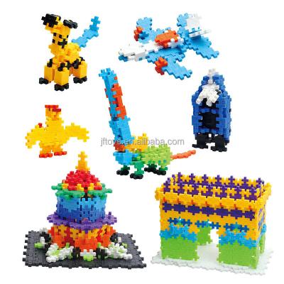 China Construction Toy Wholesale Interlocking Plastic Building Block Toys For Preschool Study Block Stacking Brick Set Stem Building Block Set for sale