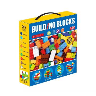 China DIY TOY Factory Cheap 500/1000Pcs Blocks Plastic ABS Bricks Kids DIY Kit Education Education Compatible With Brand Small Building Block Set Toys for sale