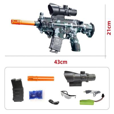 China Outdoor Toy Amazon Hot Selling M416 Water Gel Ball Launcher Gun Splatter Gel Ball Bead Blast Blaster Kids Electronic Automatic Gun Toy for sale