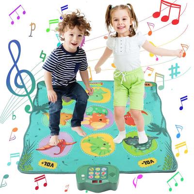 China Dance Pads Dance Game Mat Light Up Dance Pad with Built-in Music Dancing Keyboard Game for Girls 3 Challenge Levels Christmas Toys for sale