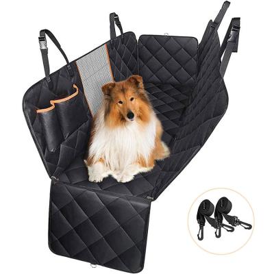 China Oxford Black Waterproof Back Seat Waterproof Car Seat For Dogs Back Seat Car For Suv Dog Car Seat Cover for sale