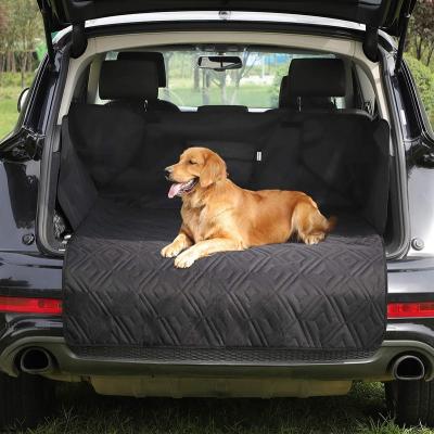 China Waterproof Oxford Black Car Dog Hammock Waterproof Dog For Cars Trunk For Pets Dog Car Trunk Cover for sale