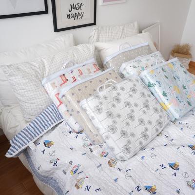 China Best Pattern Printing Anti-static High Density Selling 100% Cotton Quilt High Density Bed Cover for sale