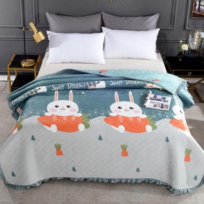 China Hot Elegant Minky Quilt Bedding Bed Cover China Pattern Bed Quilt Anti-Static Bed Cover Bedspread Supplier for sale