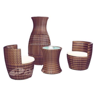 China Contemporary outdoor rattan papasan chair/outdoor rattan sofa sets (DH-8003) for sale