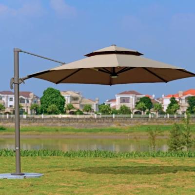 China Minimalist 60KG Marble Base Sun Parasol Promotional Advertising Outdoor Beach Umbrella for sale