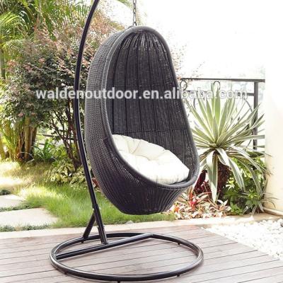 China Modern Outdoor Garden Furniture Rattan Hanging Egg Chair (DH-001) for sale