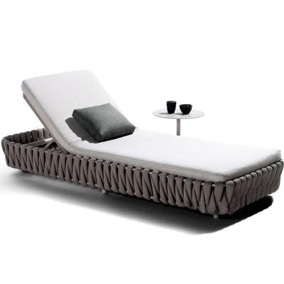 China Wholesale Modern Design Outdoor Garden Patio Furniture Poolside Sun Sofa Beach Sun Sofa for sale