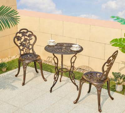 China Factory Wholesale Contemporary Outdoor Foshan Garden Chair Aluminum Table Patio Furniture for sale