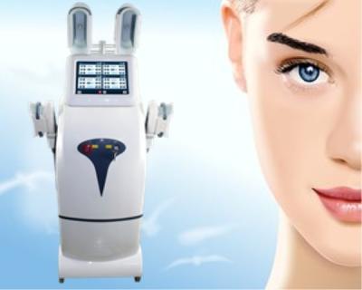 China 4 Silica Gel Handle Cryolipolysis Cavitation Laser Slimming Machine for sale