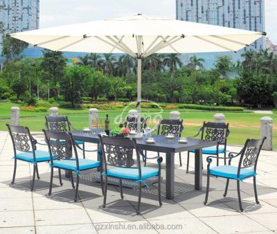 China Modern fashion outdoor aluminum outdoor table and chair set for garden furniture for sale