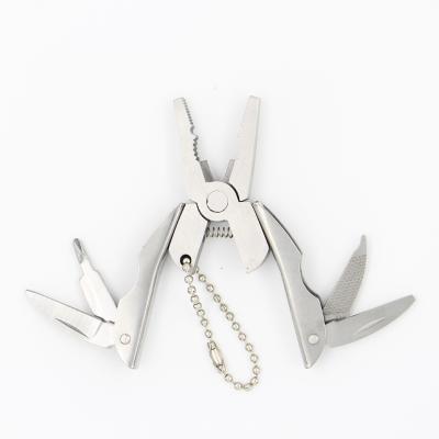 China Hot Sale Mini Stainless Steel Multi Function Folding Pocket Knife Pliers Multi Functional Camping Tools for sale