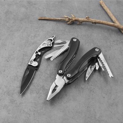 China Pisau Militer MULTI FUNCTIONAL Pocket Folding Custom Tactical Knife With Pliers Pocket Expanding Useful Tool Kit DIY Tools for sale