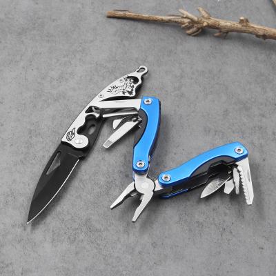 China Newest Alicates Para Electricidad MULTI FUNCTIONAL Expanding Pliers With Small Pocket Knife Tool Multi Pliers Folding Knife Set for sale