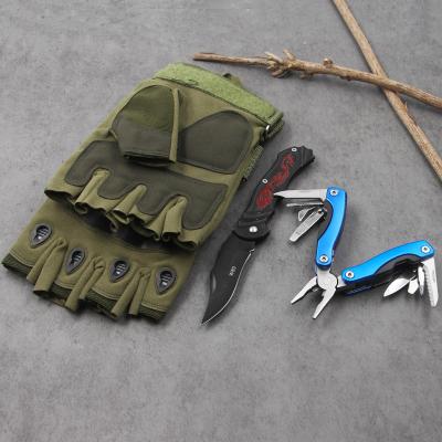 China Militare Stainless Steel Non-variable Tactical Folding Knife With Aluminum Handle Safety Wire Pliers Electrician Pocket Gadgets for sale