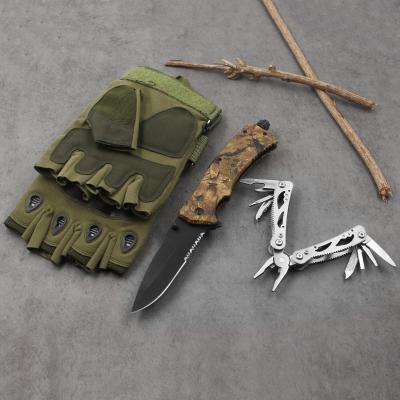 China Best Eco-Friendly Pocket Multitool Maquinas De Amolar Alicates Folding Pliers Camouflage Kniveshandles Tactical Outdoor Tool Kit for sale