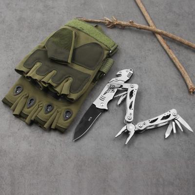 China Eco-friendly Custom Logo Commandos Knife Pocket Stainless Skinning Tool Des Knives With Folding Screwdriver Pliers Sets for sale