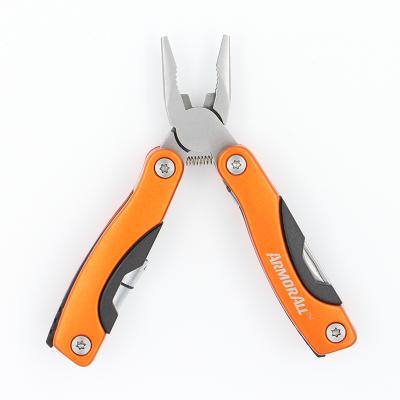 China New MULTI FUNCTIONAL Outdoor Portable Multi Tool Stainless Steel Wire Crimper With Pliers Flashlight for sale