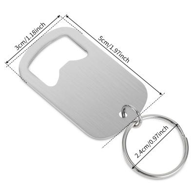 China Sustainable Free Logo Design Metal Bottle Opener Manufacture Stainless Steel Keychain Beer Custom Shape Bottle Opener for sale