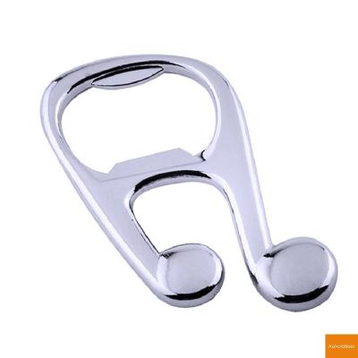 China Sustainable Musical Note Shape Beer Bottle Opener Funny Alloy Metal Made Beer Opener Small Wedding Gifts for Guests Kitchen Gadgets for sale