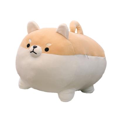 China Cute Funny Plush Toy Stuffed Soft Animal Corgi Chai Pillow Christmas Gift Puppy 3D Kawaii Dog Fat Shiba Inu Train Sleep for sale