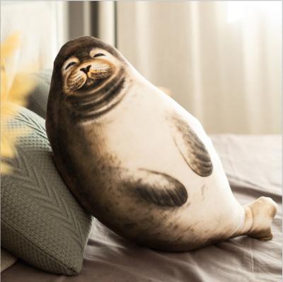 China Hot Sale Cute Funny Animal Seals Japan Osaka Seal Pillow Soft Sea Lion Plush Toy Stuffed Marine For Party Ocean For Gift Birthday for sale