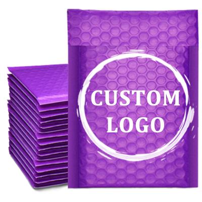 China wholesale Self Seal Padded Envelope Bubble Bag Printed 4x8 5x7 Custom Gold Poly Thank You Bubble Announcement Padded Envelope Christmas Announcement Bag With Customsized Logo for sale