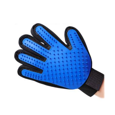 China Small Animals Produtos Pet Cleaner for Dog Grooming Glove Dog Horse Hair Brush Gloves Silicone Deshedding Throwing Bath Grooming Glove for sale