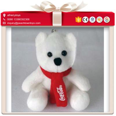 China Funny Embroidery Logo Company Names for White Teddy Bears for sale