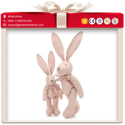 China Funny Straight Supply Cloth Doll Stuffed Rabbit With Collars for sale