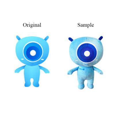 China Funny Custom Toy Maker Cheap Stuffed Dolls Soft Plush Toy Alien for sale