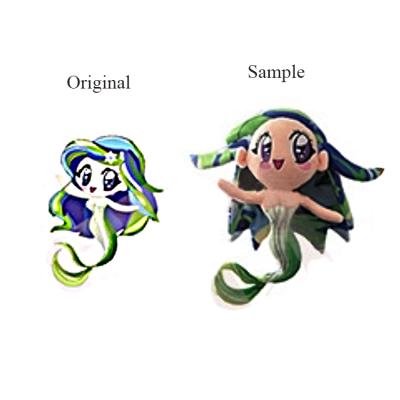 China Funny Custom Toys Soft Mermaid Manufacturer Souvenirs Plush Cartoon Doll Business Mascot Anime Figure Wholesale Stuffed Gift for sale