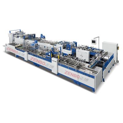 China ZB1200CS-430S High Efficiency Paper Weight 190gsm To 300gsm Full Automatic Paper Bag Machine Price for sale