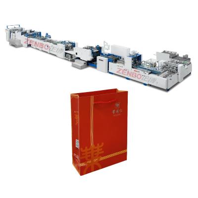 China Advanced intelligent machine equipment for the production of paper bags; ZB1200CT-430S Industrial Tooling Paper Production Line for sale