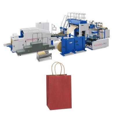 China Hotels made paper bag machine; kraft paper bag making machine with printing; machine for making shopping bags ZB360RS for sale